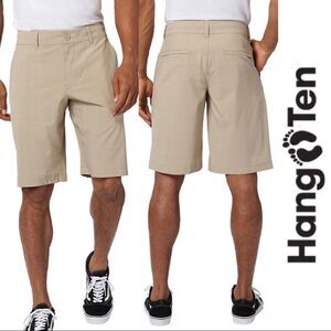 NEW! Hang Ten Men's Hybrid Shorts w/ 4Way Stretch, Quick Dry, lightweight Fabric
